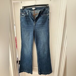 Good American flared jeans size XL.
